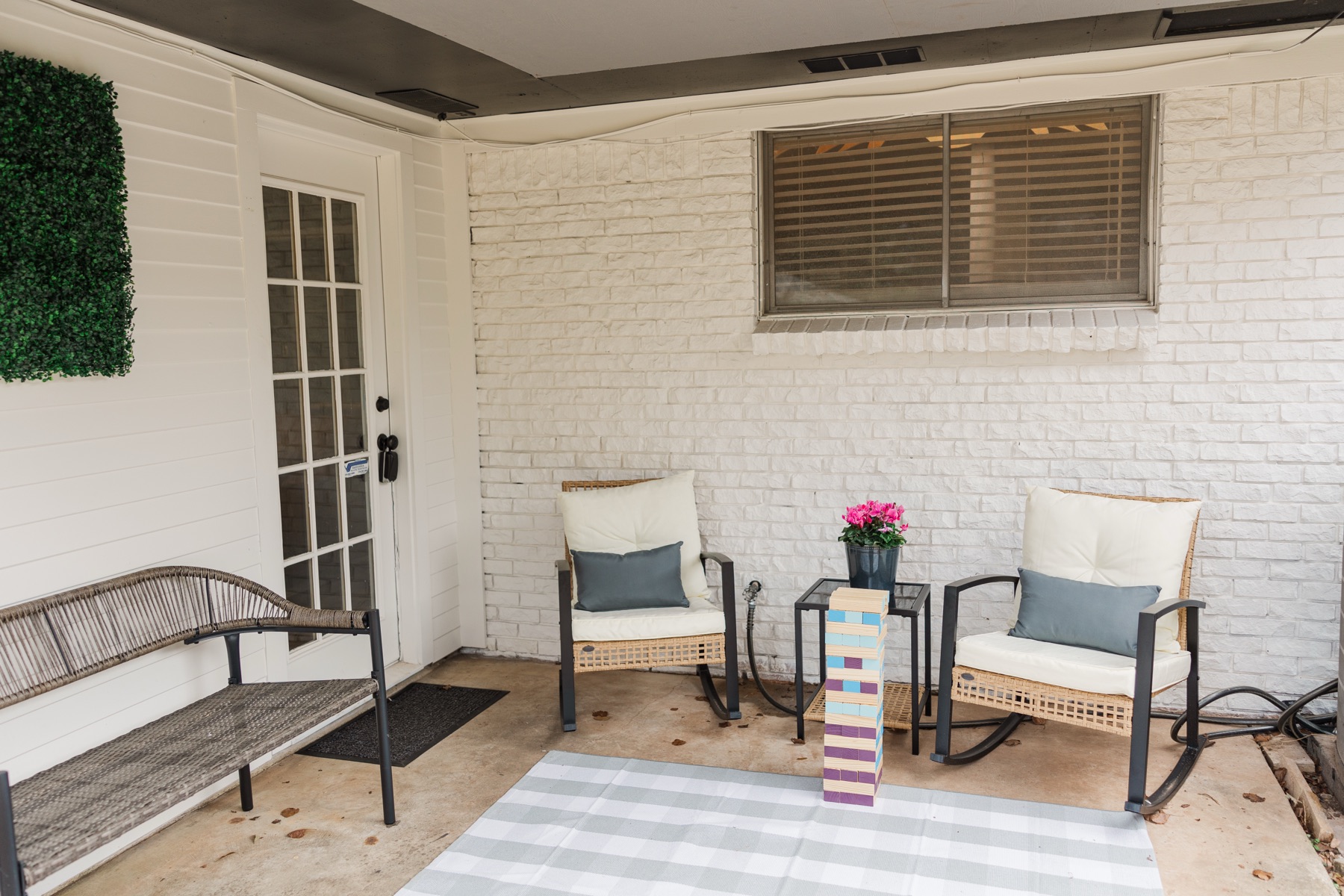 Covered front porch