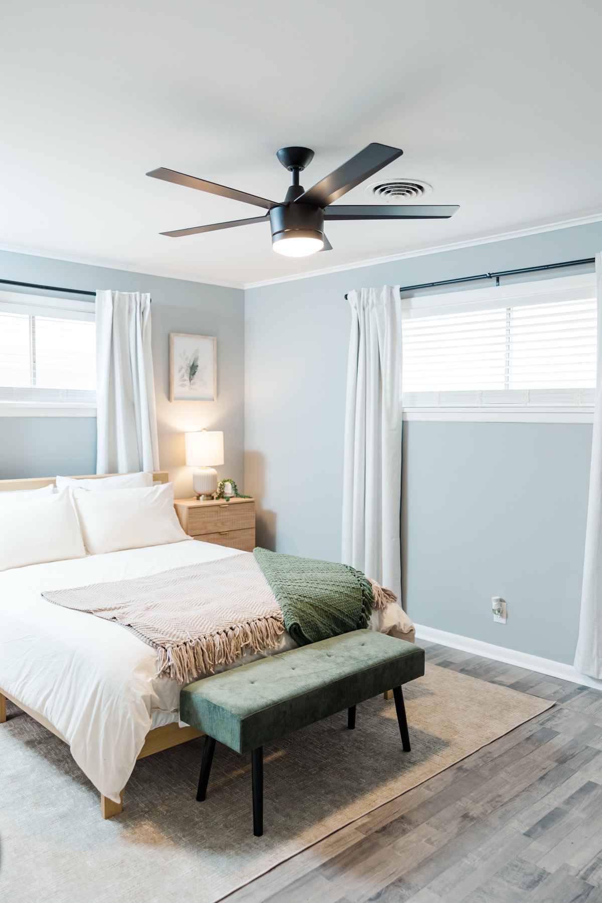 Sage bedroom